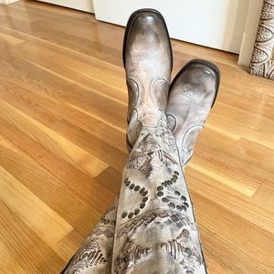 Mark Nason Leather Embellished Boots